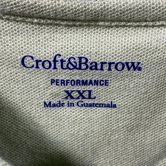 Croft & Barrow Polo Shirt NWT Kiwi Green Sz XXL - Picture 2 of 4